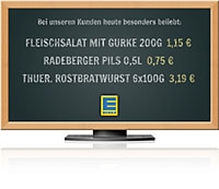 Schnell zugreifen - prudsys RDE informiert Kunden via Displayanzeigeüber Spitzen-Produkte