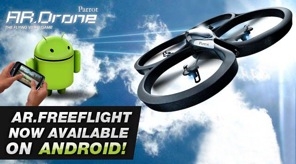 Parrot AR.Drone: Jetzt auch mit Android? steuerbar Parrot AR.Drone: Jetzt auch mit Android? steuerbar