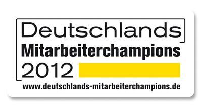 „Deutschlands Mitarbeiterchampions® 2012“ gesucht: „Deutschlands Mitarbeiterchampions® 2012“ gesucht:
