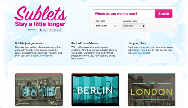 Airbnb tritt in den Markt für Langzeitvermietungen ein Airbnb tritt in den Markt für Langzeitvermietungen ein