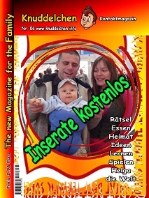 Das bekiebte Kontaktmagazin Knuddelchen erscheint ab November 2011 wieder! The new Magazine for the Das bekiebte Kontaktmagazin Knuddelchen erscheint ab November 2011 wieder! The new Magazine for the