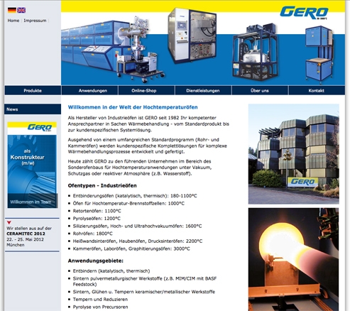 GERO Hochtemperaturöfen - Industrieöfen und ihre Anwendung GERO Hochtemperaturöfen - Industrieöfen und ihre Anwendung