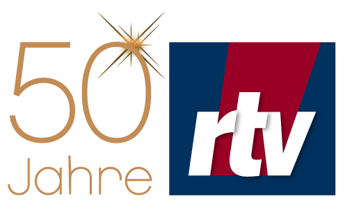 Logo 50 Jahre rtv Logo 50 Jahre rtv