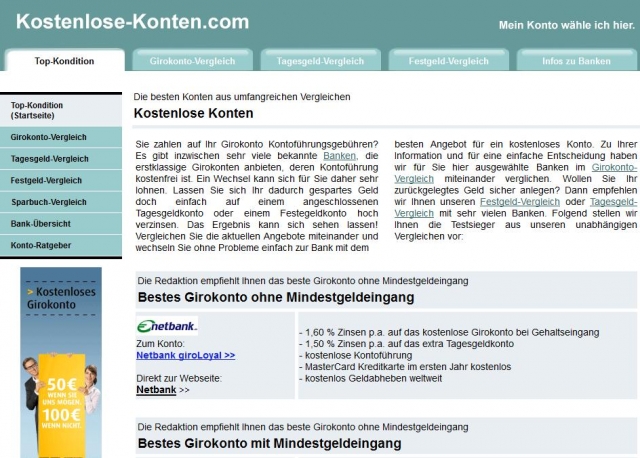 IKB direkt Festgeld: Laufzeiten deutlich verlängert - Zinsen bis 4,50% p.a. sichern IKB direkt Festgeld: Laufzeiten deutlich verlängert - Zinsen bis 4,50% p.a. sichern