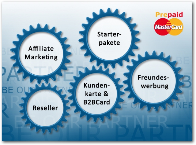 Das MasterCard-Partnerprogramm: Vielfältige Vertriebsmöglichkeiten für Prepaid MasterCards