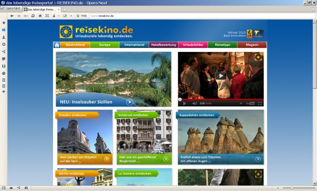 Reisekino.de startet lebendiges Reiseportal 3.0