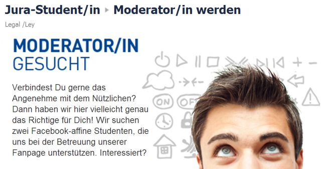 Ein Studentenjob der etwas anderen Art Ein Studentenjob der etwas anderen Art