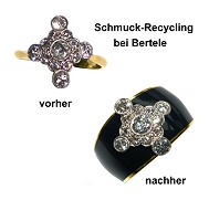 Schmuck-Recycling, die gelungene Alternative zum Einschmelzen Schmuck-Recycling, die gelungene Alternative zum Einschmelzen