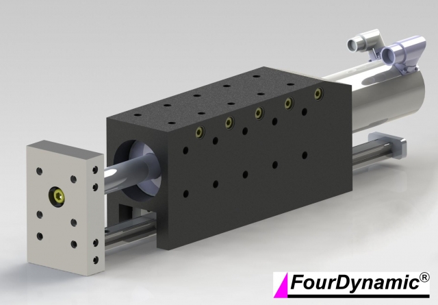 Neue 'FourDynamic' Linearmodule mit Linearmotortechnik bis 2.500 N Neue 'FourDynamic' Linearmodule mit Linearmotortechnik bis 2.500 N