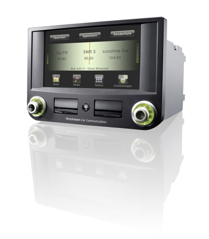 Hirschmann Car Communication geht mit eigenem Radio berührungslos auf Empfang Hirschmann Car Communication geht mit eigenem Radio berührungslos auf Empfang
