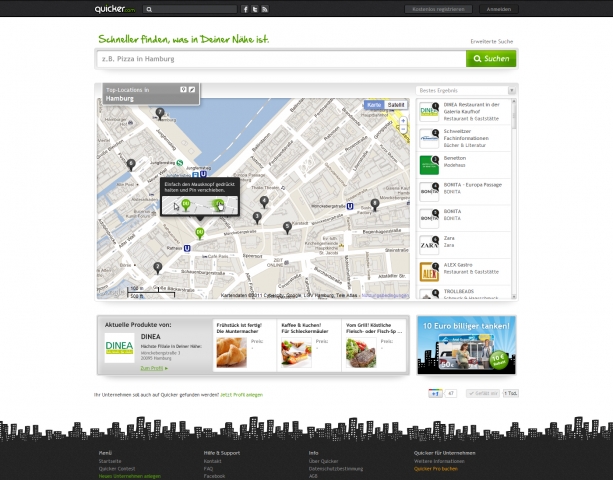 Neu am Start: Location-based Services Portal mit Fokus auf stationären Handel Neu am Start: Location-based Services Portal mit Fokus auf stationären Handel