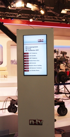 Digital Signage Stele von Bamoa auf der IFA Digital Signage Stele von Bamoa auf der IFA
