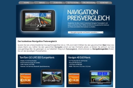 Navigation Preisvergleich