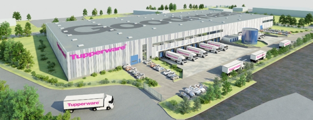 Goodman baut Logistikimmobilie für Tupperware