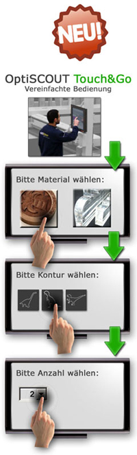 Touch&Go – Software mit einfacher Bedingung Touch&Go – Software mit einfacher Bedingung