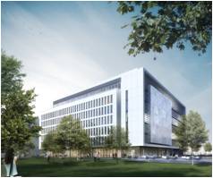 Bürohaus La Cour in Düsseldorf.