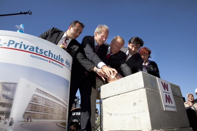 Grundsteinlegung für BiL-Schule in Bad Cannstatt