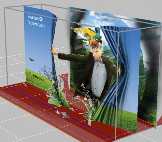 Werben mit 3D Effekt - Marketing mit 3D Druck Technologie - POS Werbung die Kunden aufmerksam macht!