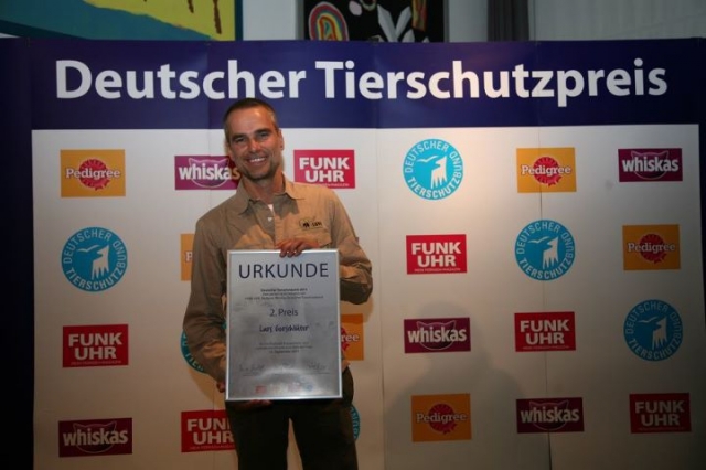 Junge Natur- und Umweltstiftung aus Wülfrath belegt den 2. Platz beim Deutschen Tierschutzpreis Junge Natur- und Umweltstiftung aus Wülfrath belegt den 2. Platz beim Deutschen Tierschutzpreis