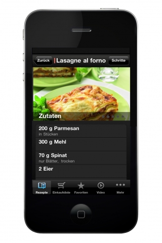 Die Koch-App für´s iPhone