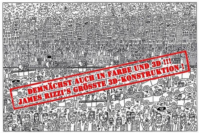 Weltgrößte Graphik von James Rizzi erschienen Weltgrößte Graphik von James Rizzi erschienen