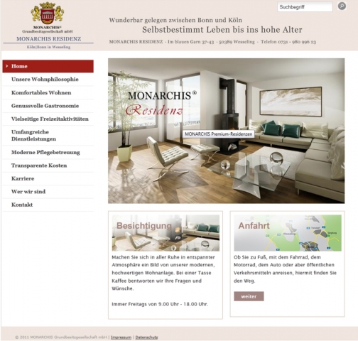 MONARCHIS erweitert Informations-Angebot