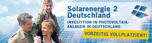 Solarenergie 3 Deutschland von Neitzel&Cie. kommt in Kürze mit 8 % Frühzeichnerbonus! Solarenergie 3 Deutschland von Neitzel&Cie. kommt in Kürze mit 8 % Frühzeichnerbonus!