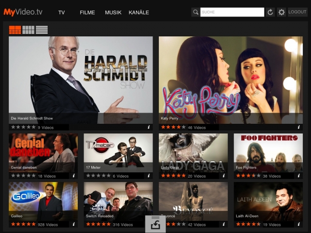 MyVideo bringt Filme, TV-Serien und Musikvideos auf das iPad MyVideo bringt Filme, TV-Serien und Musikvideos auf das iPad