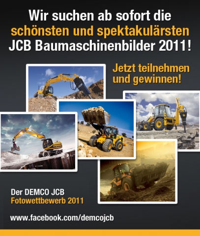 DEMCO JCB veranstaltet Fotowettbewerb auf Facebook DEMCO JCB veranstaltet Fotowettbewerb auf Facebook