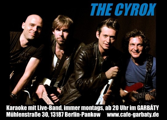 Neu im GARBÁTY: Karaoke mit Live-Band! Immer montags ab 20 Uhr! Neu im GARBÁTY: Karaoke mit Live-Band! Immer montags ab 20 Uhr!