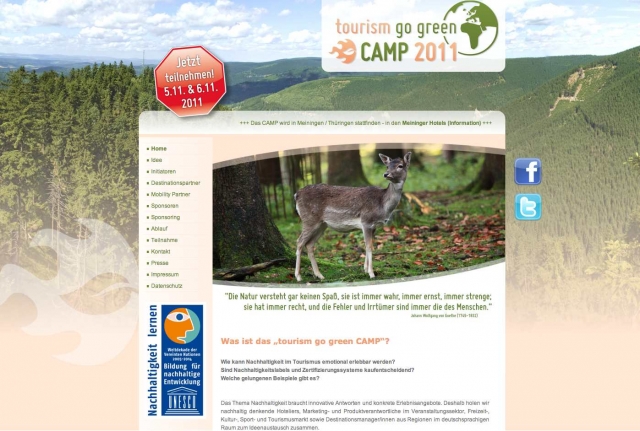 Website www.tourism-go-green.com