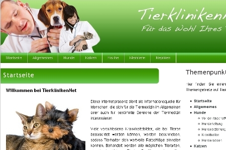 Katzenrassen und Hunderassen auf TierklinikenNet von der UPA-Verlags GmbH