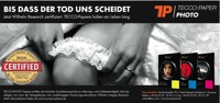 Ein Leben lang haltbar: Tecco-Kunstpapiere erhalten begehrte »Henry Wilhelm Certification«.