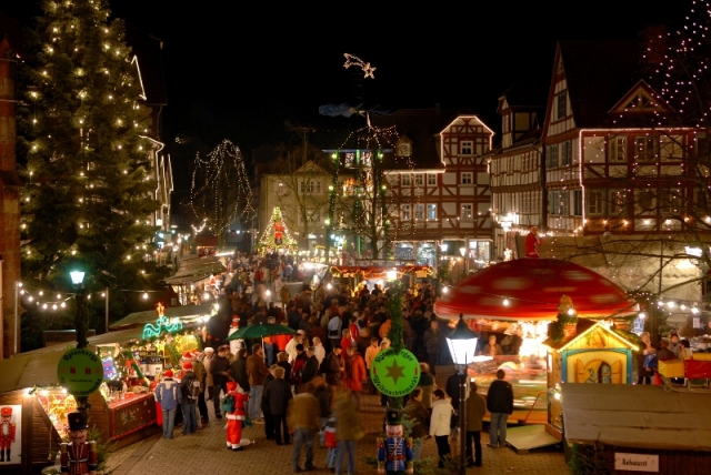 Der romantische Weihnachtsmarkt in Rotenburg an der Fulda