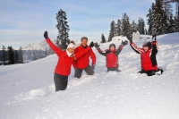 Familie im Schnee (Radstadt) Familie im Schnee (Radstadt)