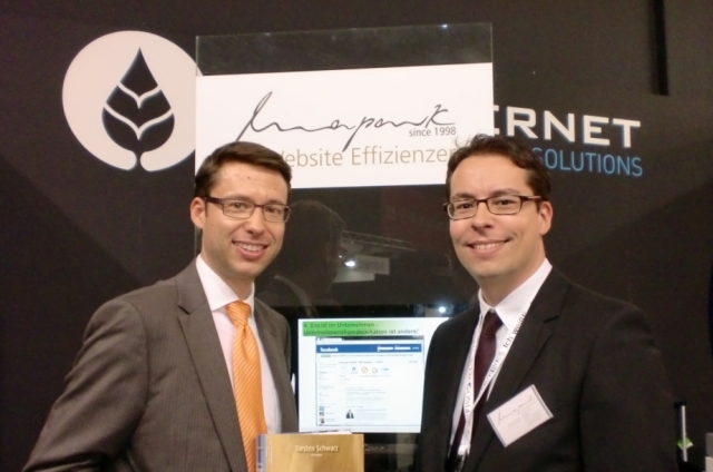 Christian (l.) und Markus Vollmert auf der dmexco 2011