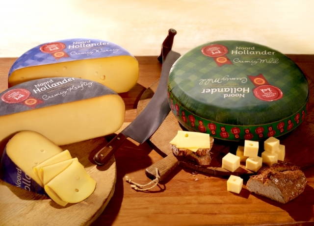 Der Noord Hollander ist in Manufaktur-Qualität hergestellt und im Rundlaib natürlich in der Rinde ge