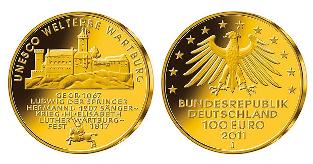 Neue deutsche 100-Euro-Goldmünze Neue deutsche 100-Euro-Goldmünze
