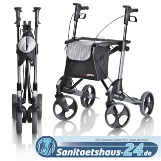 Der Rollator Topro Troja M 2G. Die Weiterentwicklung des Testsieger-Rollators. Der Rollator Topro Troja M 2G. Die Weiterentwicklung des Testsieger-Rollators.