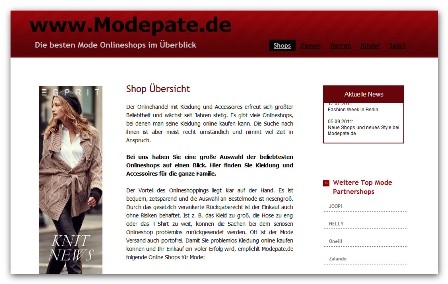 Online Shops für Mode Online Shops für Mode