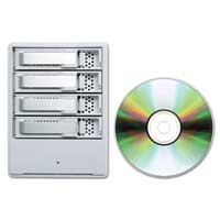 Areca ARC-5020/-4020 im Größenvergleich zu einer CD Areca ARC-5020/-4020 im Größenvergleich zu einer CD
