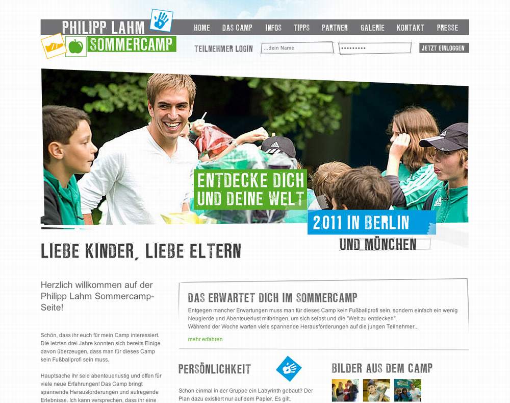 Philipp Lahms Sommercamp online