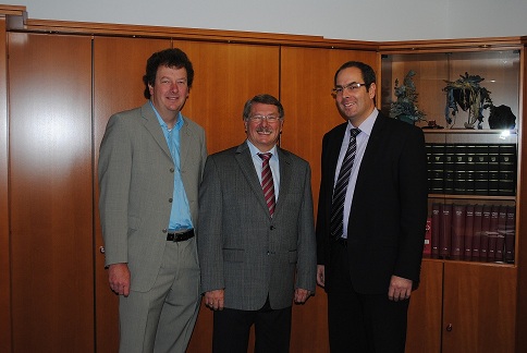 v.l. Dirk Olbrich, Friedhelm Dietermann, Thorsten Dietermann