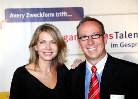 Ursula Karven und Andreas Meyer, Marketing Director Avery Zweckform Ursula Karven und Andreas Meyer, Marketing Director Avery Zweckform
