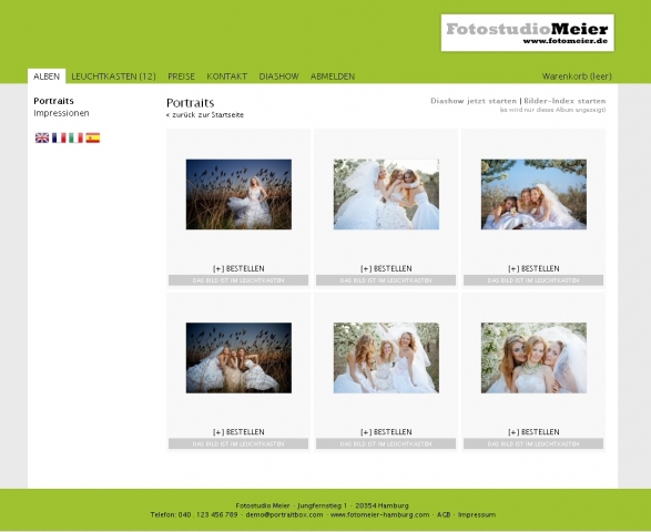 Demo-Bildergalerie (www.portraitbox.com)