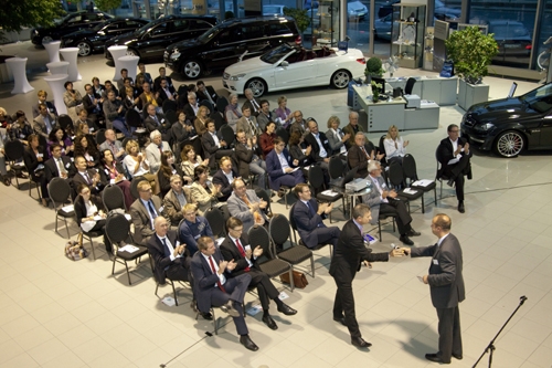 Das BeraterNetz Mainfranken zu Gast im Mercedes Benz Autohaus Würzburg