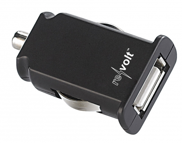Revolt USB-Mini-Netzteil für den Zigarettenanzünder, 12V bis 2,1 A Revolt USB-Mini-Netzteil für den Zigarettenanzünder, 12V bis 2,1 A