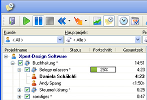 Xpert-Timer - Professionelle Projektzeiterfassung