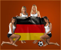 Flaggenmädels als kostenloses Motiv für Ihre Fanartikel Flaggenmädels als kostenloses Motiv für Ihre Fanartikel