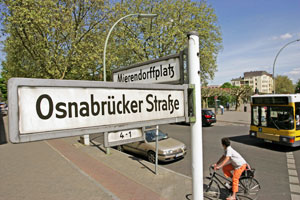 Osnabrücker Straße in Berlin-Charlottenburg Osnabrücker Straße in Berlin-Charlottenburg